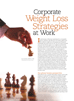 Corporate Weight Loss Strategies at Work